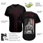 Maillot américain motif 3D soldat personnalisé authentique Battlefield Baseball Maillot américain motif 3D soldat personnalisé authentique Battlefield Baseball