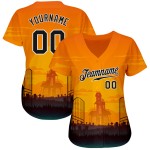 Maillot d'Halloween personnalisé Horror Night Baseball motif authentique 3D Maillot d'Halloween personnalisé Horror Night Baseball motif authentique 3D