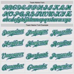 Maillot de baseball Kelly blanc à rayures fines, manches raglan, vert royal, authentique et personnalisé Maillot de baseball Kelly blanc à rayures fines, manches raglan, vert royal, authentique et personnalisé
