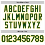 Maillot de baseball blanc personnalisé vert-doré sans manches authentique Maillot de baseball blanc personnalisé vert-doré sans manches authentique