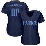 Maillot de baseball bleu marine authentique léger personnalisé Maillot de baseball bleu marine authentique léger personnalisé