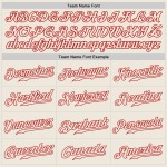 Maillot de baseball Split authentique Royal Cream-Red Fashion Custom Maillot de baseball Split authentique Royal Cream-Red Fashion Custom
