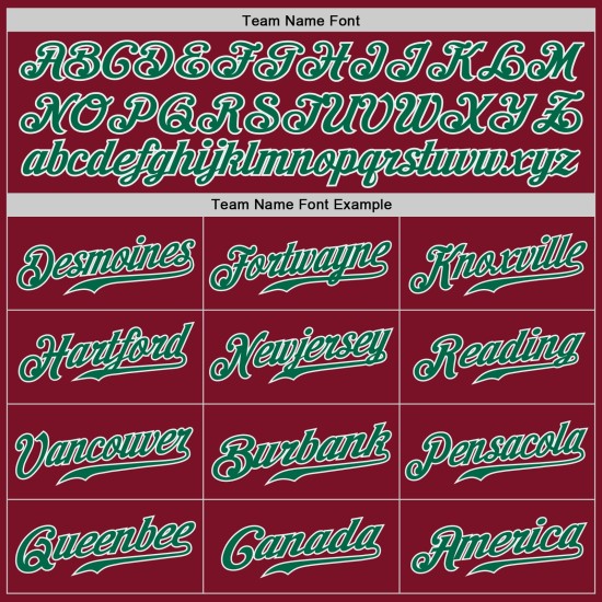 Maillot de baseball authentique Crimson personnalisé Kelly Green-White Maillot de baseball authentique Crimson personnalisé Kelly Green-White