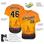 Maillot d'Halloween personnalisé Horror Night Baseball motif authentique 3D Maillot d'Halloween personnalisé Horror Night Baseball motif authentique 3D