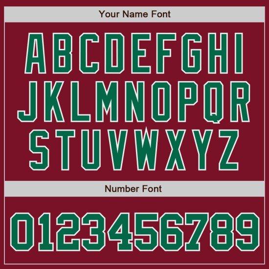 Maillot de baseball authentique Crimson personnalisé Kelly Green-White Maillot de baseball authentique Crimson personnalisé Kelly Green-White