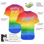 Baseball pour le mois de l'amour LGBT Rainbow Authentic Is Jersey Pride Custom Love Baseball pour le mois de l'amour LGBT Rainbow Authentic Is Jersey Pride Custom Love